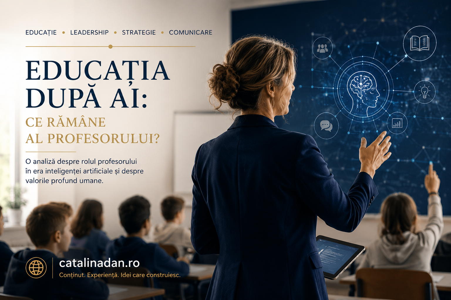 Educația după AI – ce rămâne al profesorului într-o lume a Inteligenței Artificiale